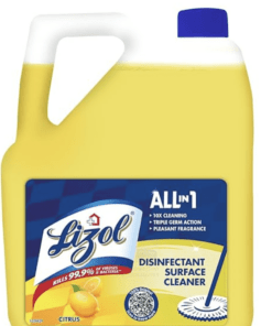 Lizol 5 Litre - Citrus, Disinfectant Surface & Floor Cleaner Liquid | Suitable for All Floor Cleaner Mops | Kills 99.9% Germs| India's #1 Floor Cleaner